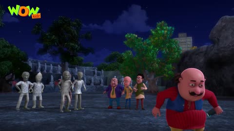 Flying Statues Of Rock Garden! _ Motu Patlu New _ S13 _ Cartoons For Kids _ #spot