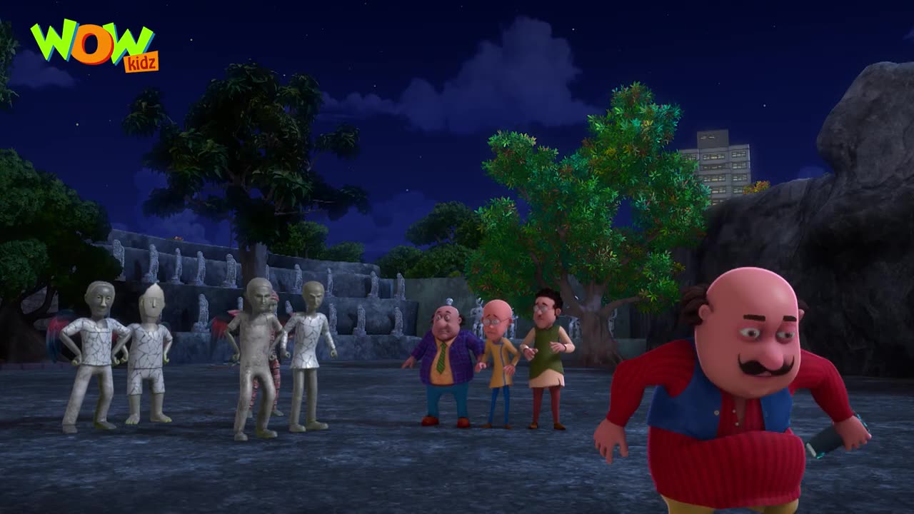 Flying Statues Of Rock Garden! _ Motu Patlu New _ S13 _ Cartoons For Kids _ #spot