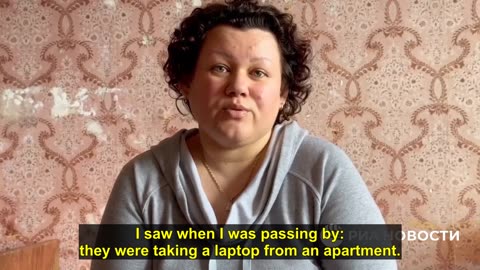 Residents evacuated from Artemovsk tell about the looting of the Armed Forces of Ukraine: