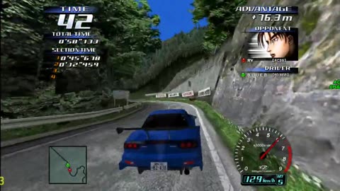 Initial D Arcade Stage 3 - Mazda RX7 Spirit R Legend Of The Street Walkthrough Pt 30(Flycast HD)