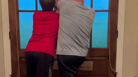Holding the Door For Hurricane Francine
