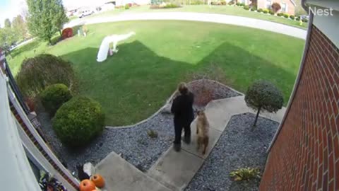 Inflatable Ghost Gains Extra Appendage