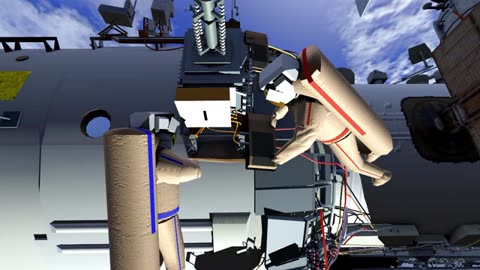 Exploring the Cosmos: Russian EVA 42 Animation with Narration"