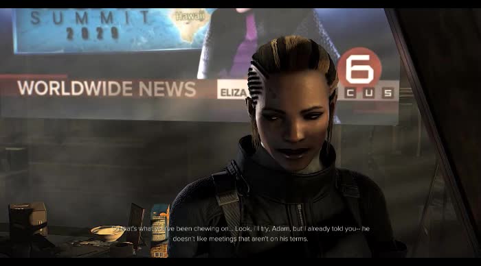 Vega & Adam Jensen Discussing Their Next Move For The Up Coming Deus Ex Game Trailer