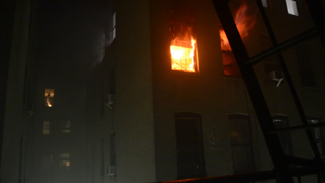 Fire In Harlem Apt on 147 street Video 3