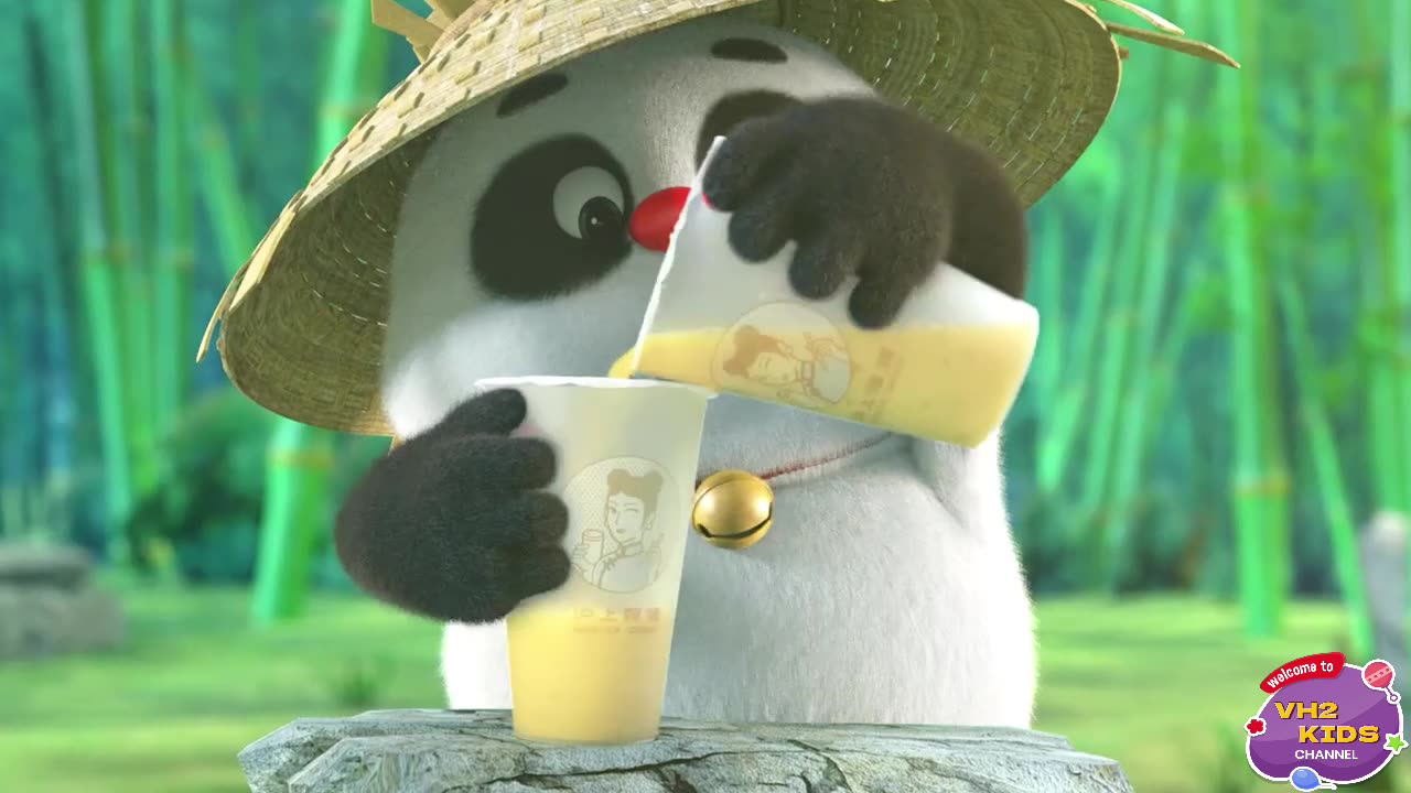 Bamboo Panda's Comedy Lesson: Sharing Made Easy! | Funny Short Animation | Short Cartoon