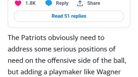 Bobby Wagner to the New England Patriots?