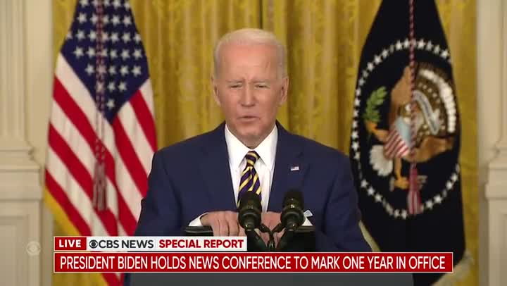 Biden går i stå under sin første pressekonference i 10 måneder