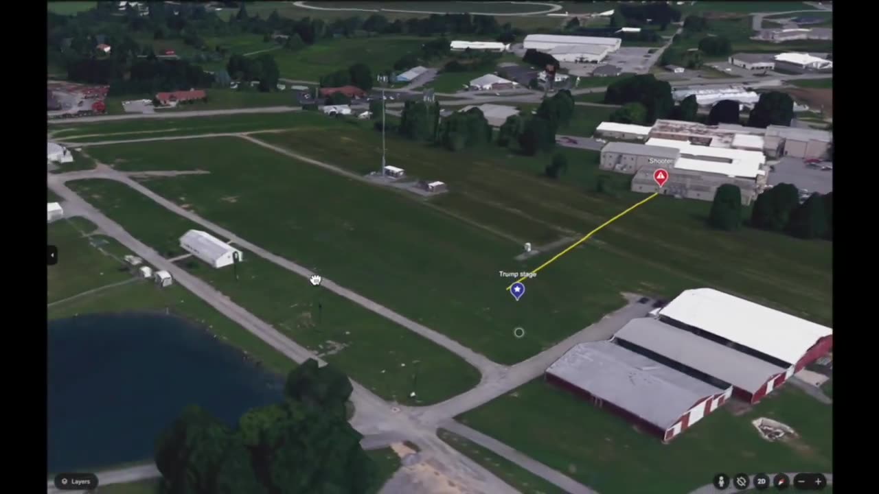 Was there anyone on the water tower?