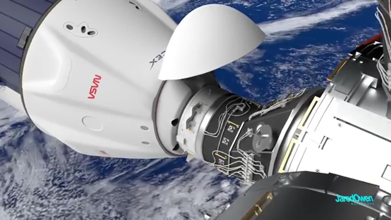 How does the crew dragon spacecraft work