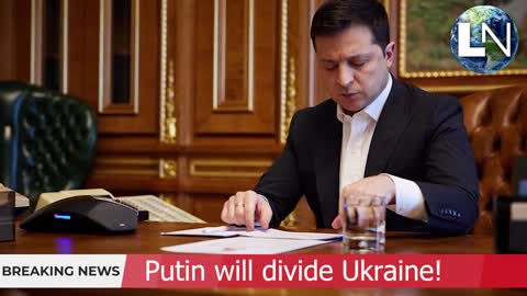Putin's plan to invade Ukraine! Will Divide Ukraine In Two