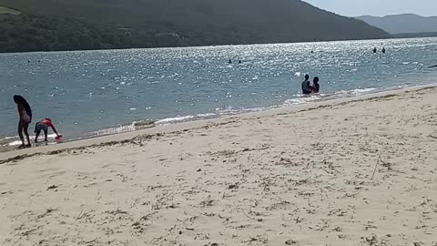 BeautifulKnysna Lagoon beach sailing