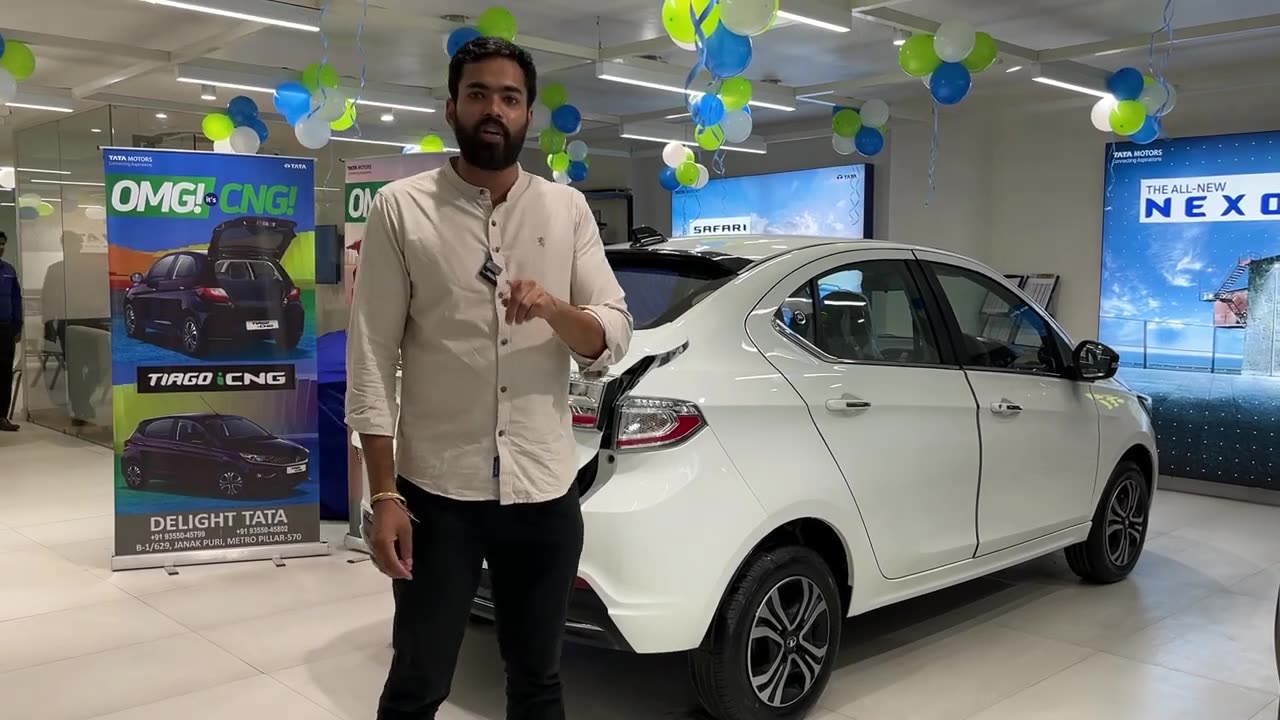 New Tata Tigor Cng with extra boot space