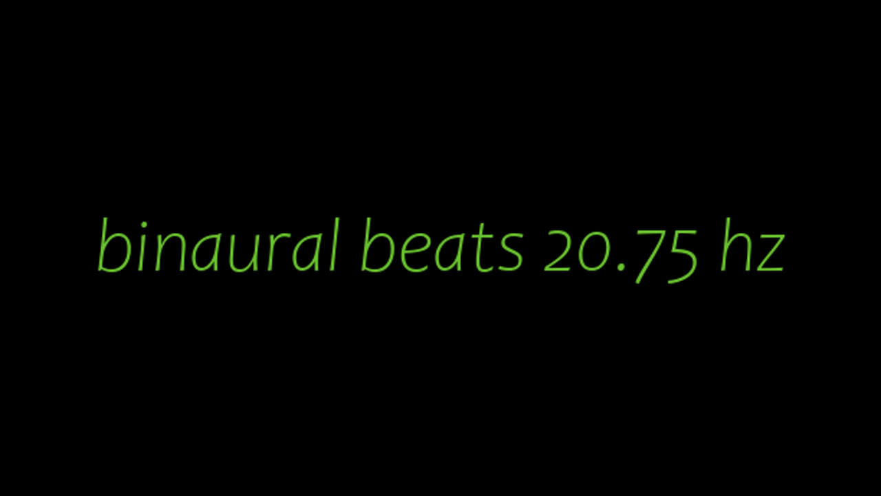 binaural_beats_20.75hz_Tranquility BinauralSonicMeditation BinauralSpiritual