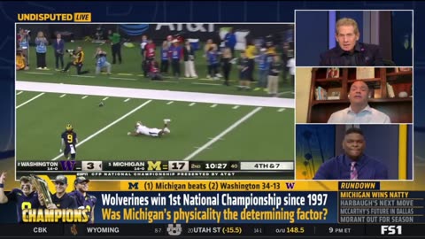 UNDISPUTED Skip Bayless reacts Jim Harbaugh favored to bolt Michigan for NFL