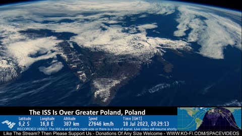 LIVE: NASA Live Stream - Earth Seen From Space / Seen From The ISS