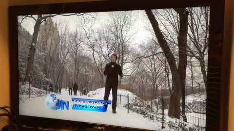 Winter in USA in Brazil local news