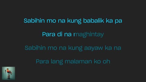 Zelle - Sabihin (Karaoke Version)