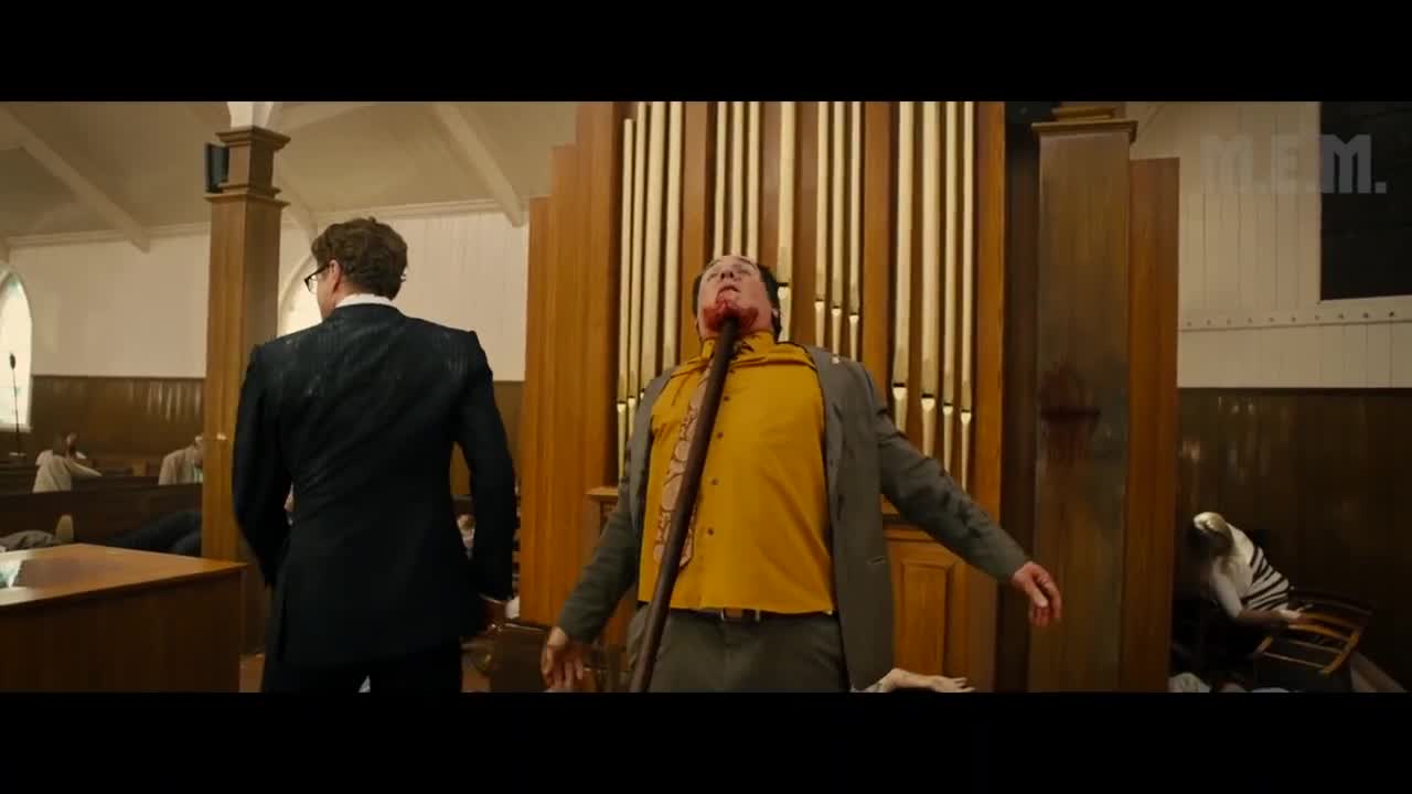 Kingsman: The Secret Service (2014) - Church Battle Royale (edited - Only Action)