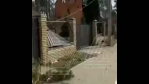 How houses in Ukraine are being vandalized