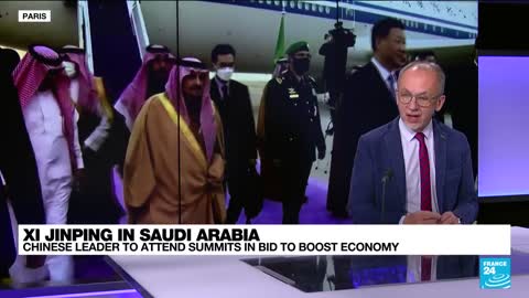 China's Xi Jinping arrives in Saudi Arabia for energy-focused visit • FRANCE 24 English