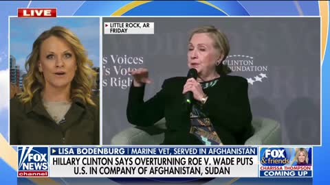 Hillary Clinton slammed for comparing U.S. abortion law to Afghanistan, Sudan