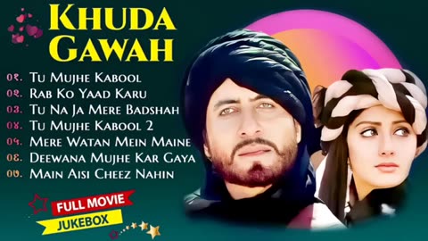 💕Khuda Gawah Movie All Songs||Amitabh Bachchan & Sridevi hindi old songs, jackbox💕