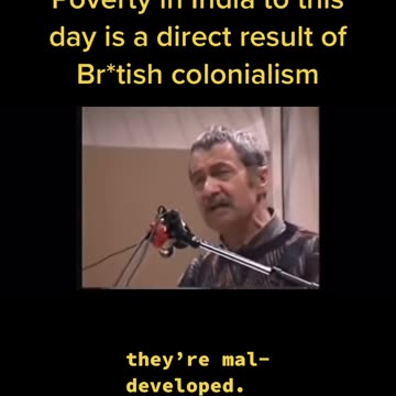 India's Poverty Caused By British Colonialisation