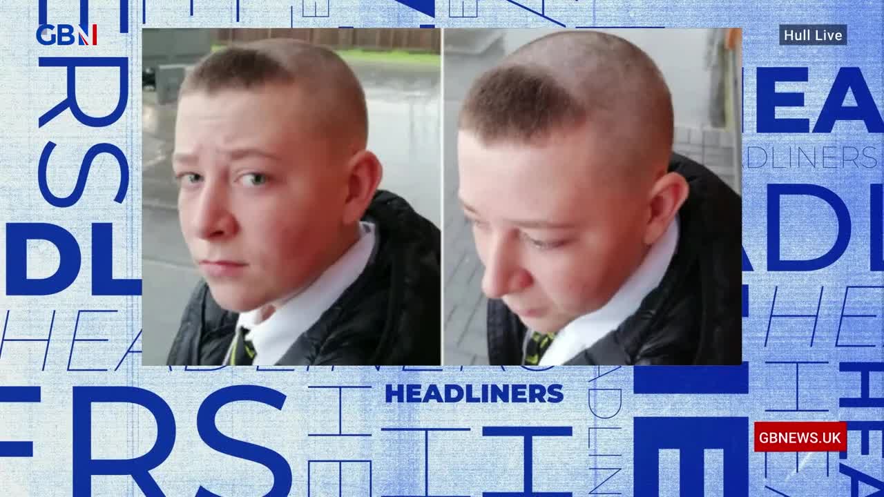 Schoolboy kicked out for Ronaldo haircut - 'EVERYONE THINKS I'M BALD' | Headliners