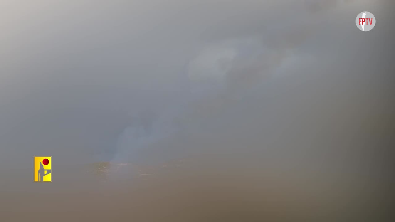 Hizbullah striking the Zionist colony of Krayot, north of Haifa, occupied Palestine, 2 Nov 2024