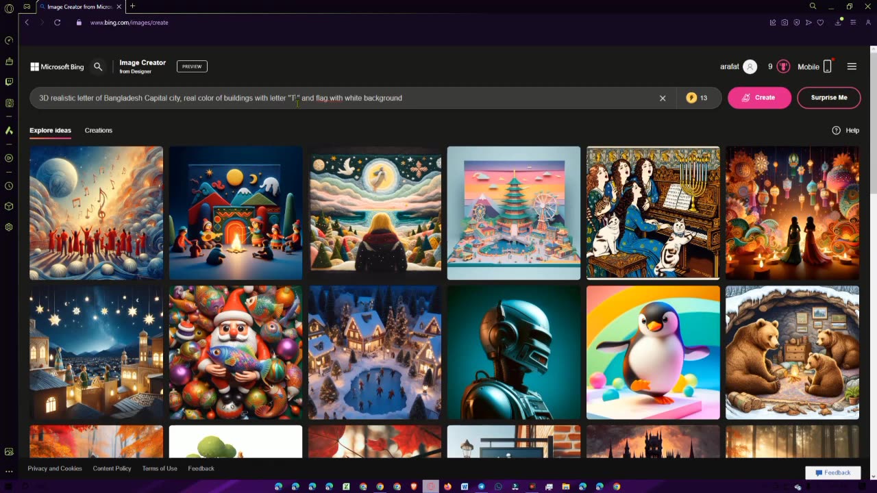How to Create Ai Viral Image Just 1 Click : Bing Image create tutorial