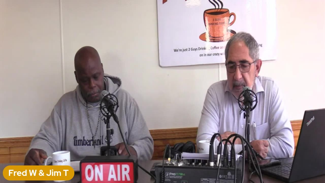 2 Guys Drinking Coffee Episode 126 w/ Special Guest James Roguski