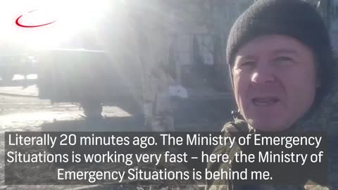 Donetsk - There is a hit by Ukrainian multiple rocket launchers.