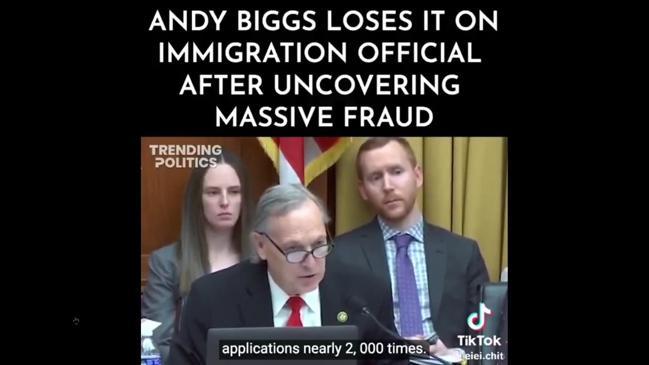 It's time for people to go to prison. Do you agree? Andy Biggs loses it nicely