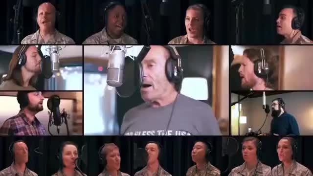 God Bless The USA With some military singers!