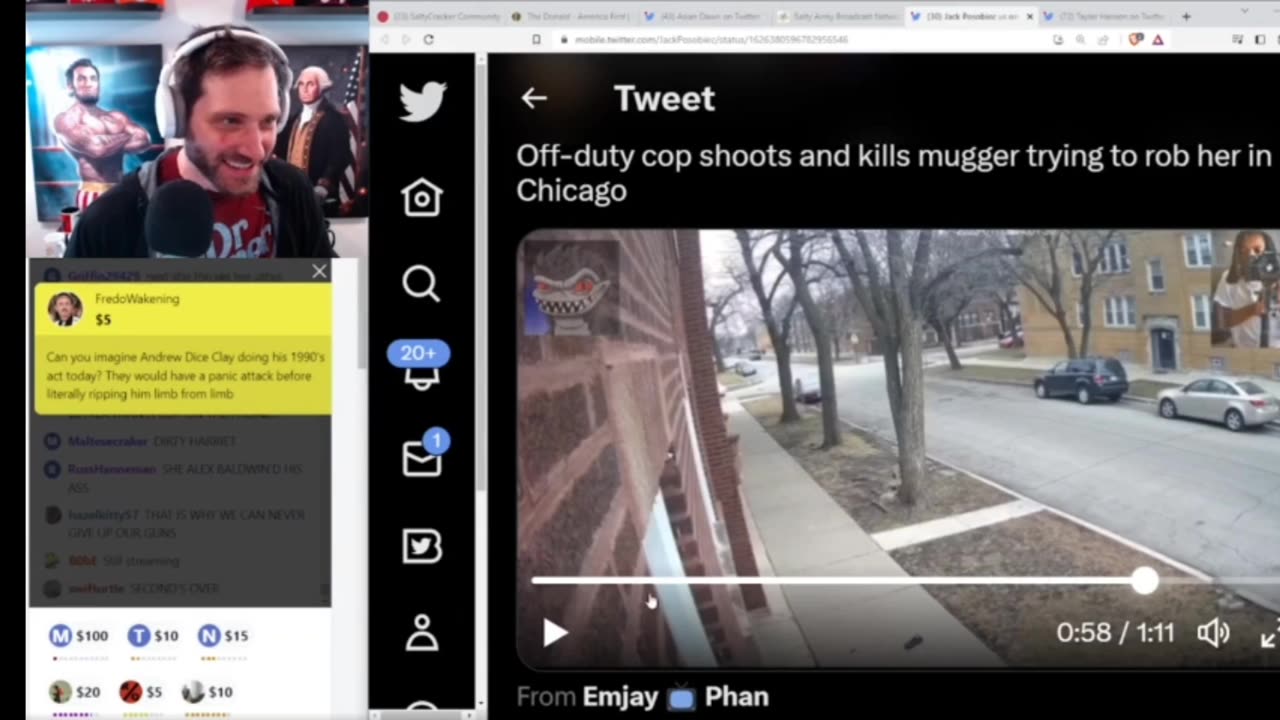 Salty Cracker - Chicago Cop Shoots and Kills Mugger Trying to Rob Her