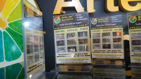 Arte em acrílico Displays