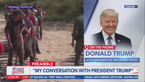 President Trump promises to begin mass deportations of illegals immigrants on Day One