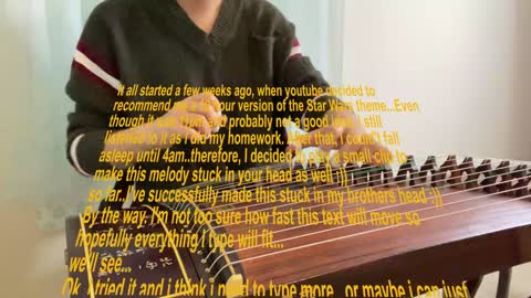 Star wars on the guzheng