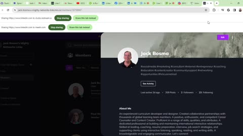 Jack Bosma's Mighty Networks Links
