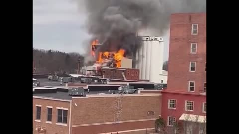 Another Food Production Plant Caught on Fire