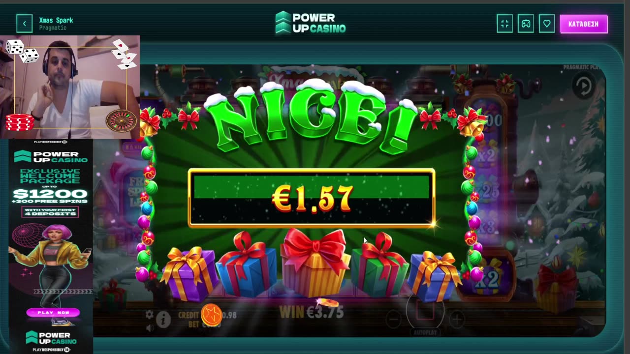 Power Up casino part1 💪 vasilis Cfu 🇬🇷 May 14, 2024