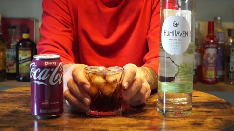 RumHaven Coconut Rum & Cherry Coke