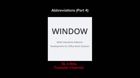 Abbreviations