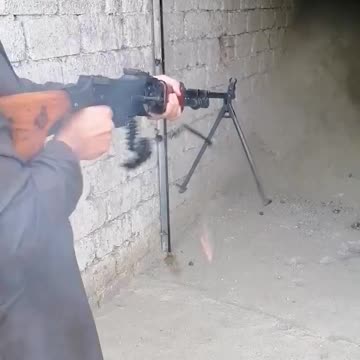 Russian HMG guns Testing