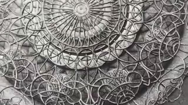 Artist Creates Beautiful Mandala Art