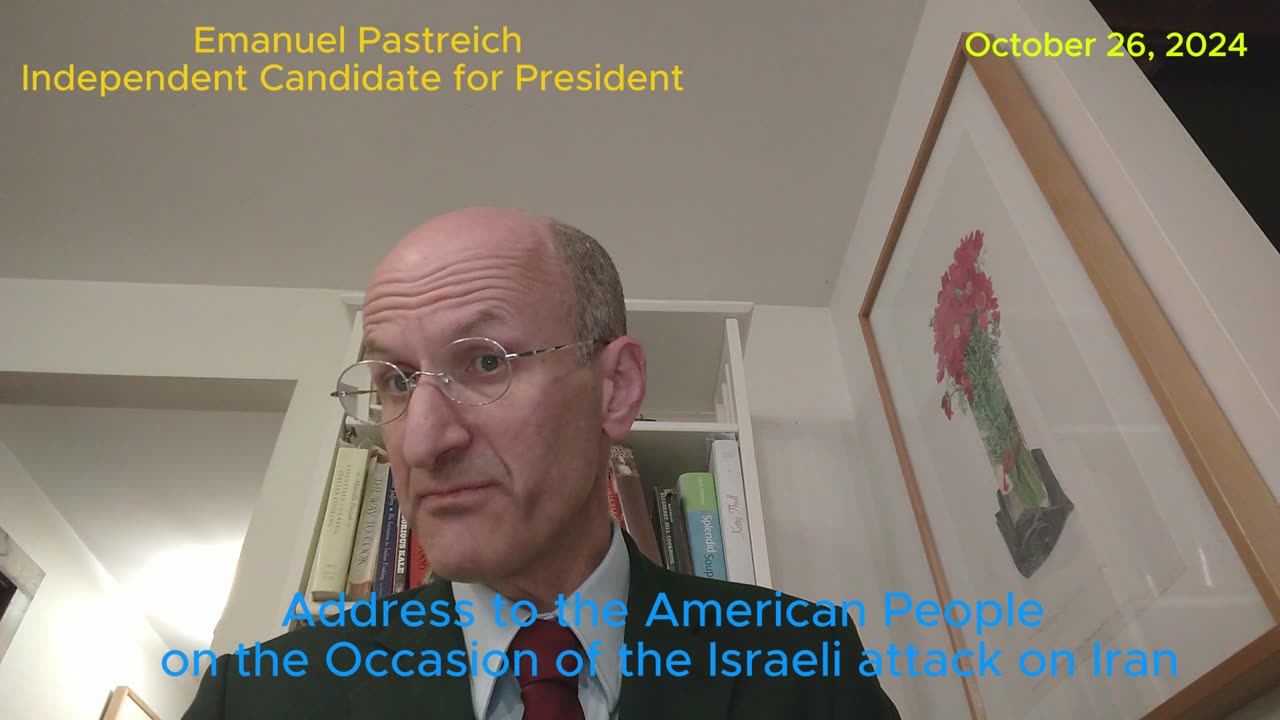 Address to the American People concerning the Israeli attack on Iran