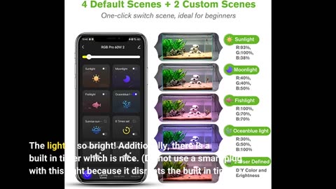hygger Auto On Off 48-55 Inch LED #Aquarium-Overview
