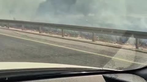 Meanwhile, northern Israel continues to burn