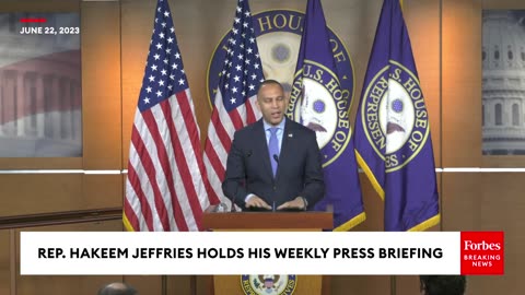 Hakeem Jeffries Asked Point Blank About Censuring Republicans After Adam Schiff Censured